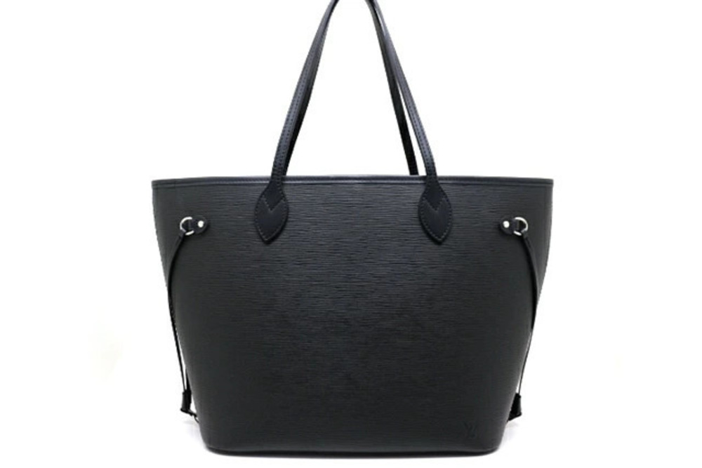 LOUIS VUITTON Neverfull Tote Bag Epi Leather Noir Black